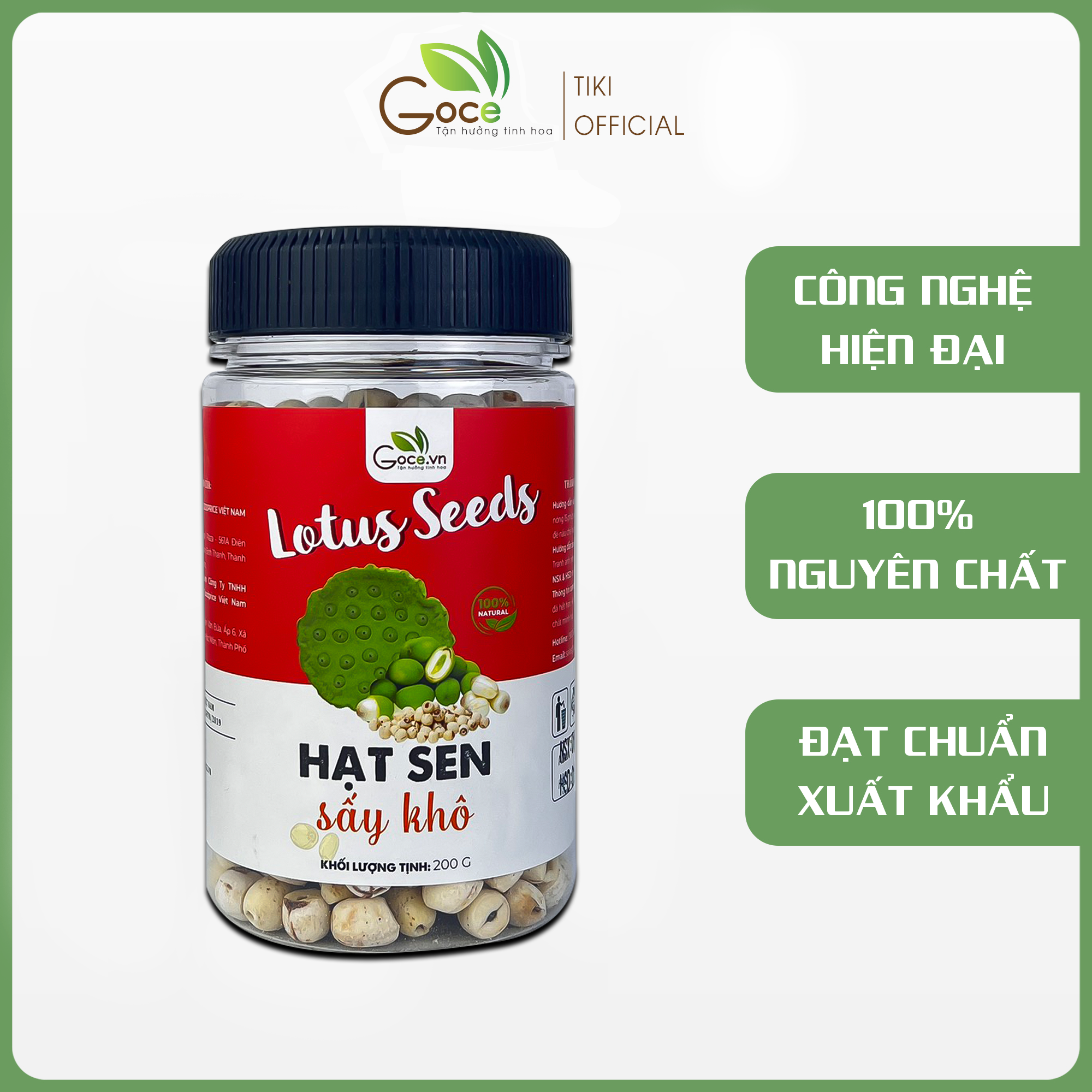 Hạt sen sấy khô Goce - 200g