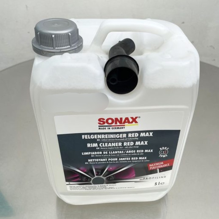 Dung Dịch Tẩy Rửa Lazang Vành Xe Ôtô Sonax Rim Cleaner Red Max 5L