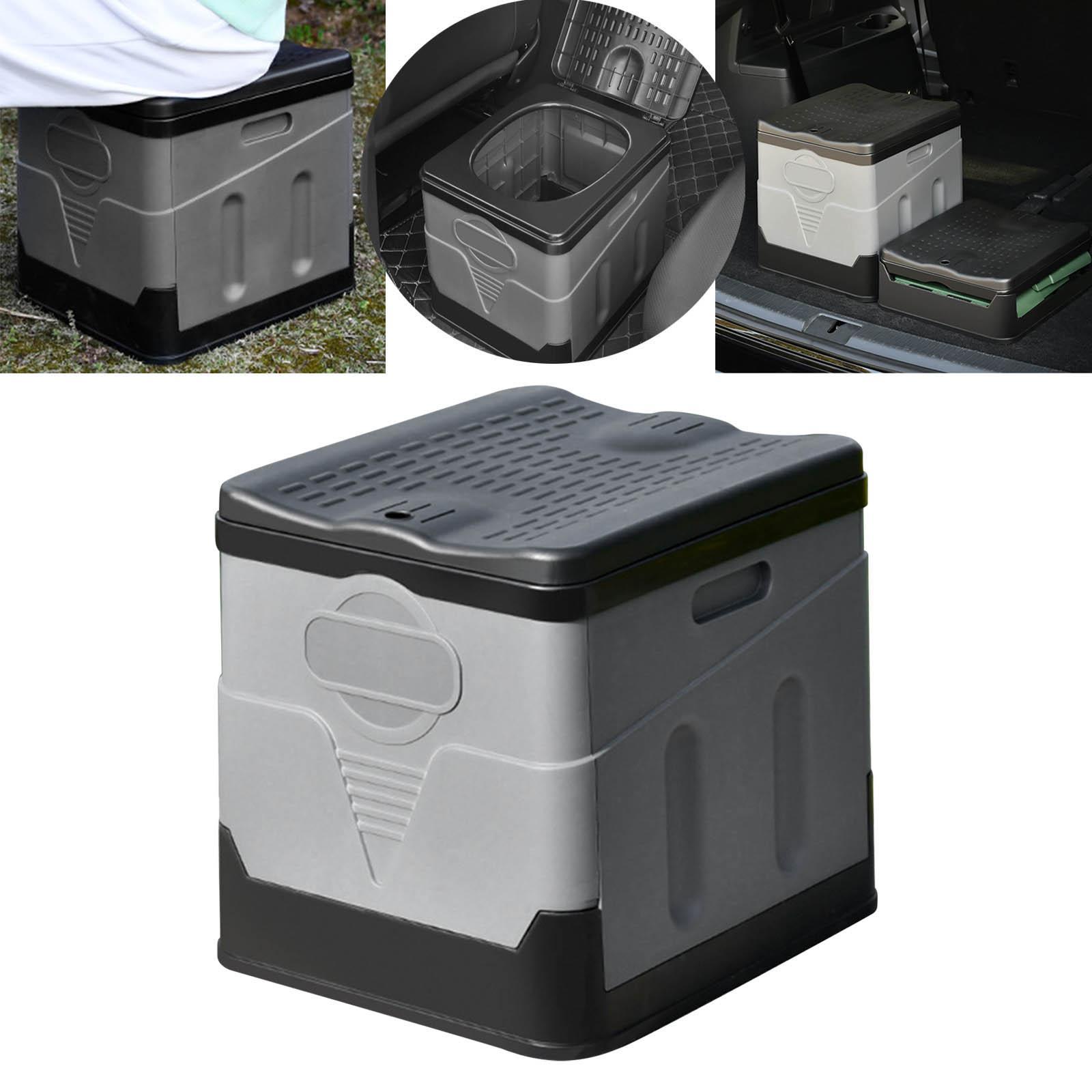 Portable Folding Toilet Travel Toilet Camping Toilet Porta Potty Car Toilet Bucket Toilet for Camping/Boat Hiking Long Trips Beach