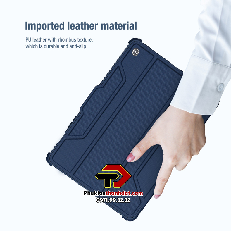 Bao da chống sốc cho iPad Pro 11 2022 M2 chính hãng Nillkin Bumper có ngăn đựng bút - Hàng chính hãng