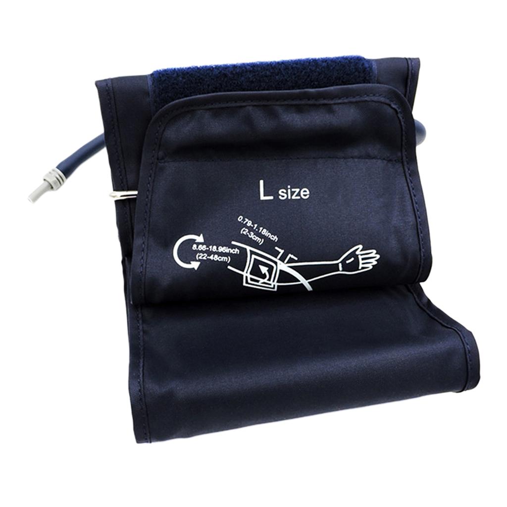 2 Pcs Large Arm Blood Pressure Cuff Monitor Replacements For Adult Blue