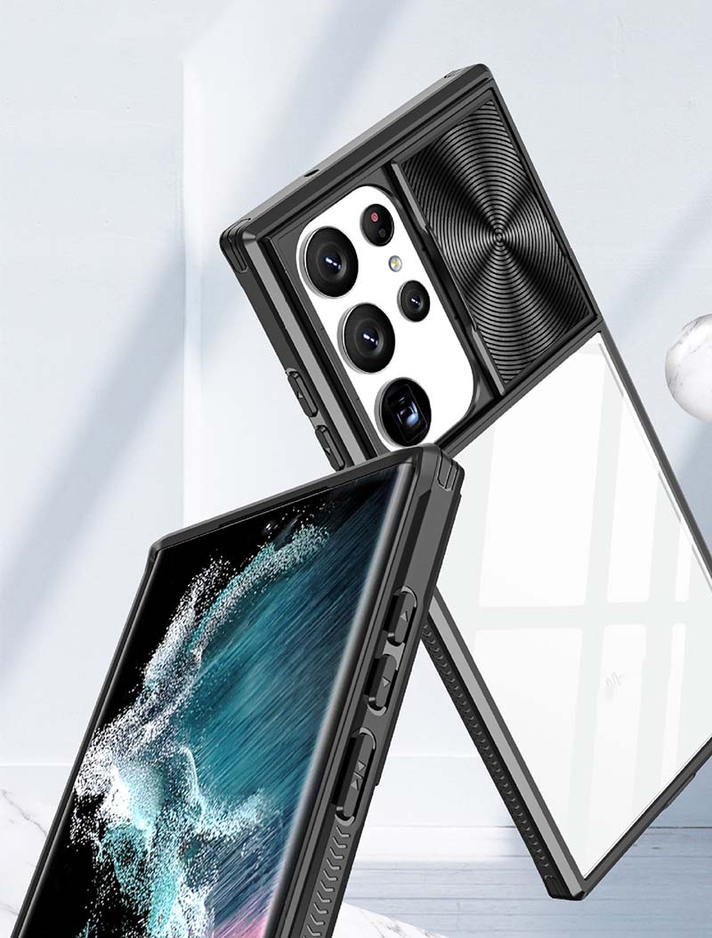Ốp lưng cho Samsung S23 Ultra 5G bảo vệ camera lưng trong chống sốc - hàng chính hãng