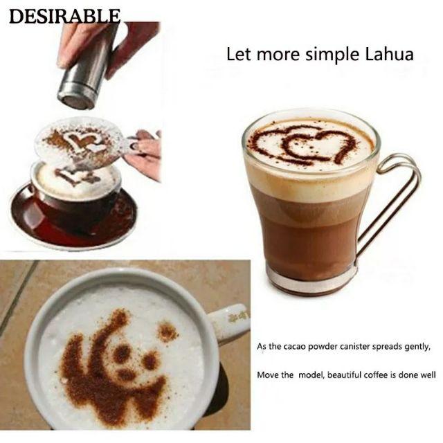 Khuôn inox tạo hình trang trí cho cà phê, bánh ngọt