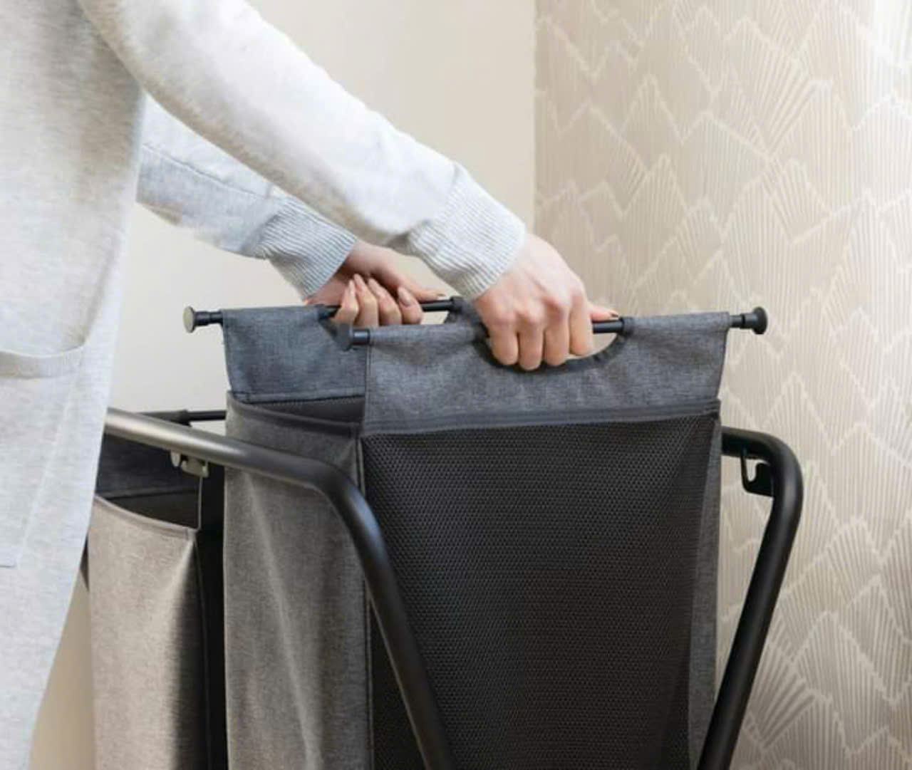 Giỏ đựng quần áo giặt ủi loại đôi Simplehuman Hàng chính hãng