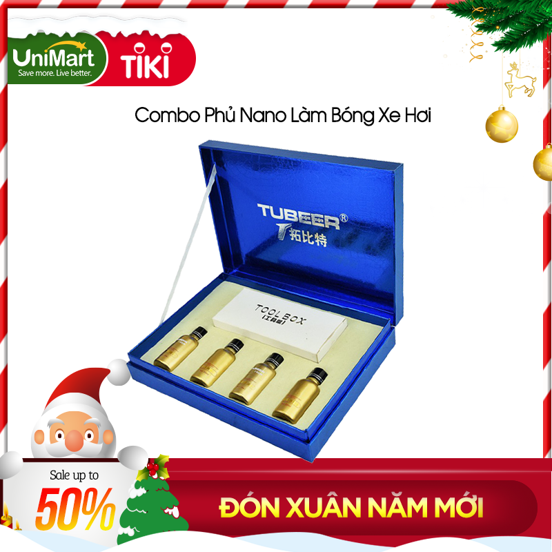 Combo Phủ Nano Làm Bóng Xe Hơi