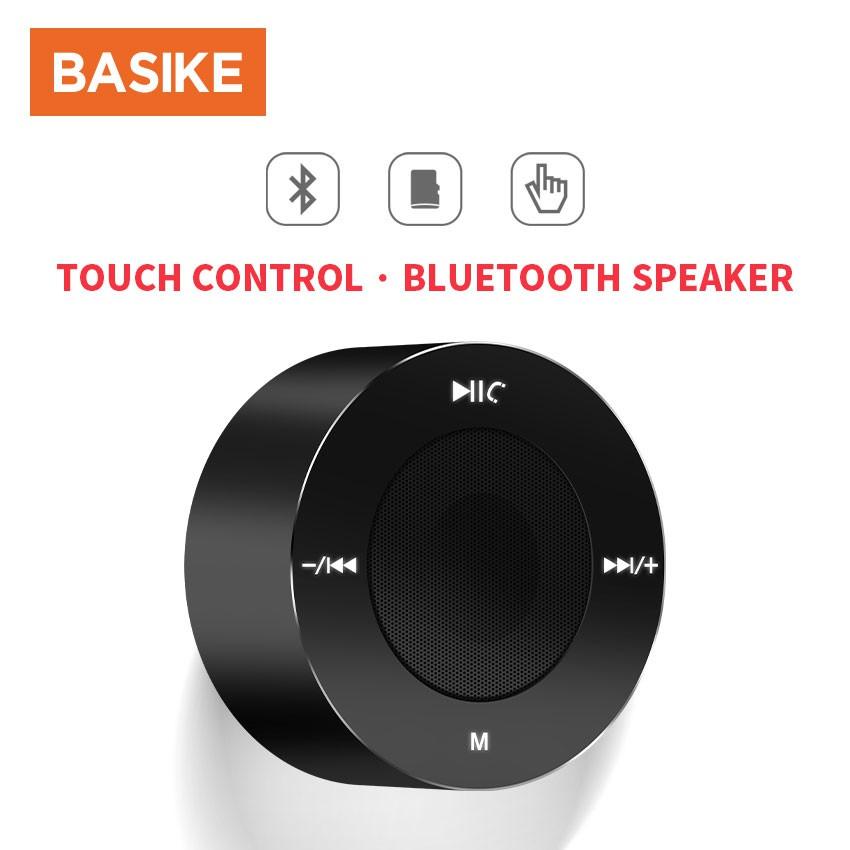 Loa Bluetooth BASIKE MW06 điều khiển cảm ứng di động kết nối không dây Loa HD stereo-Hàng chính hãng