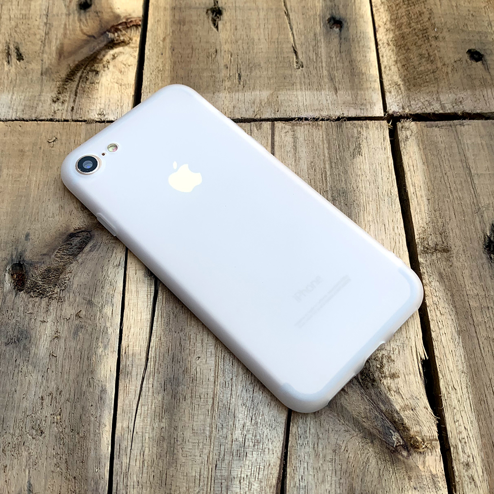 Ốp lưng dẻo trong sần nhám dành cho iPhone 7 / iPhone 8