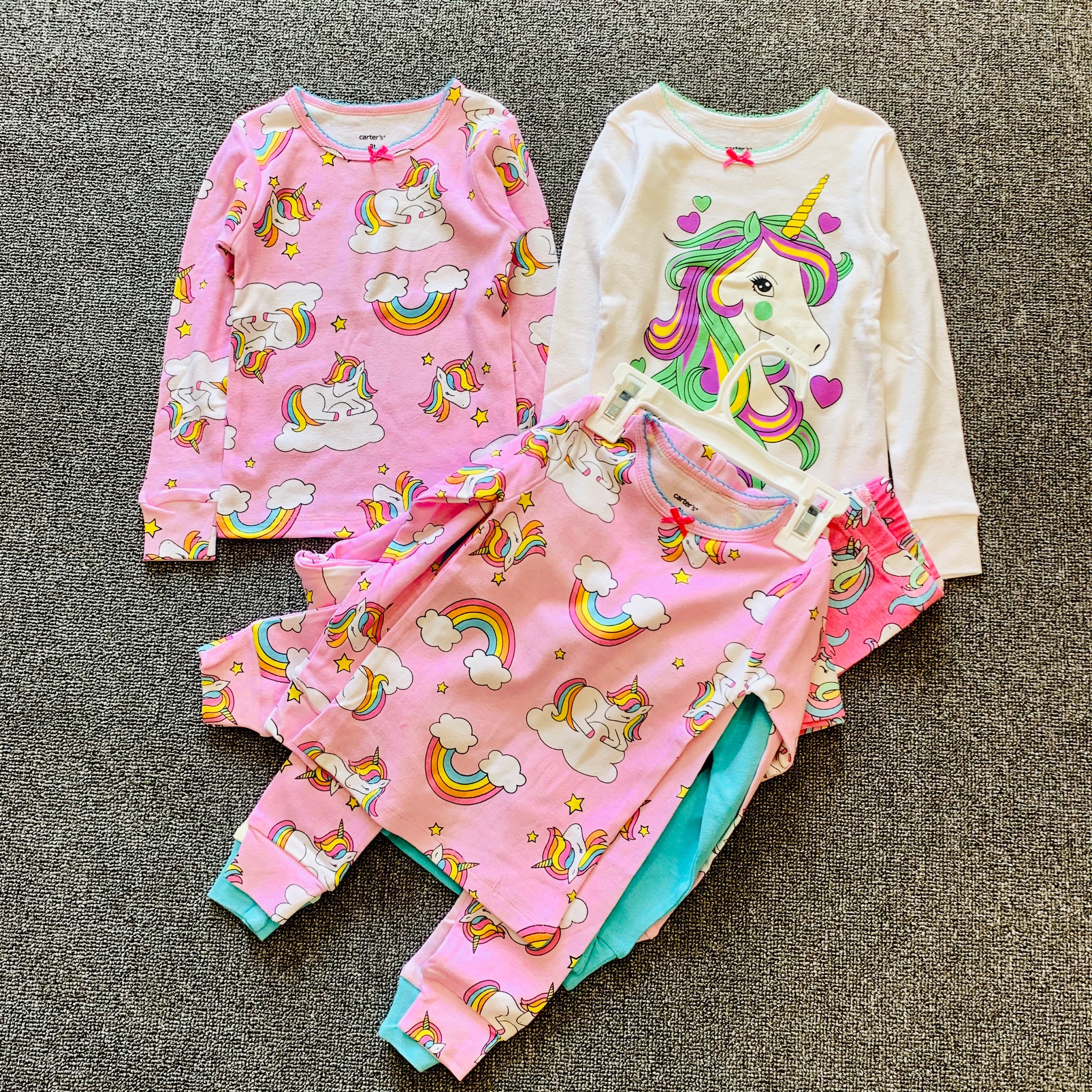 Combo 2 bộ dài tay cho bé gái 2-8 tuổi