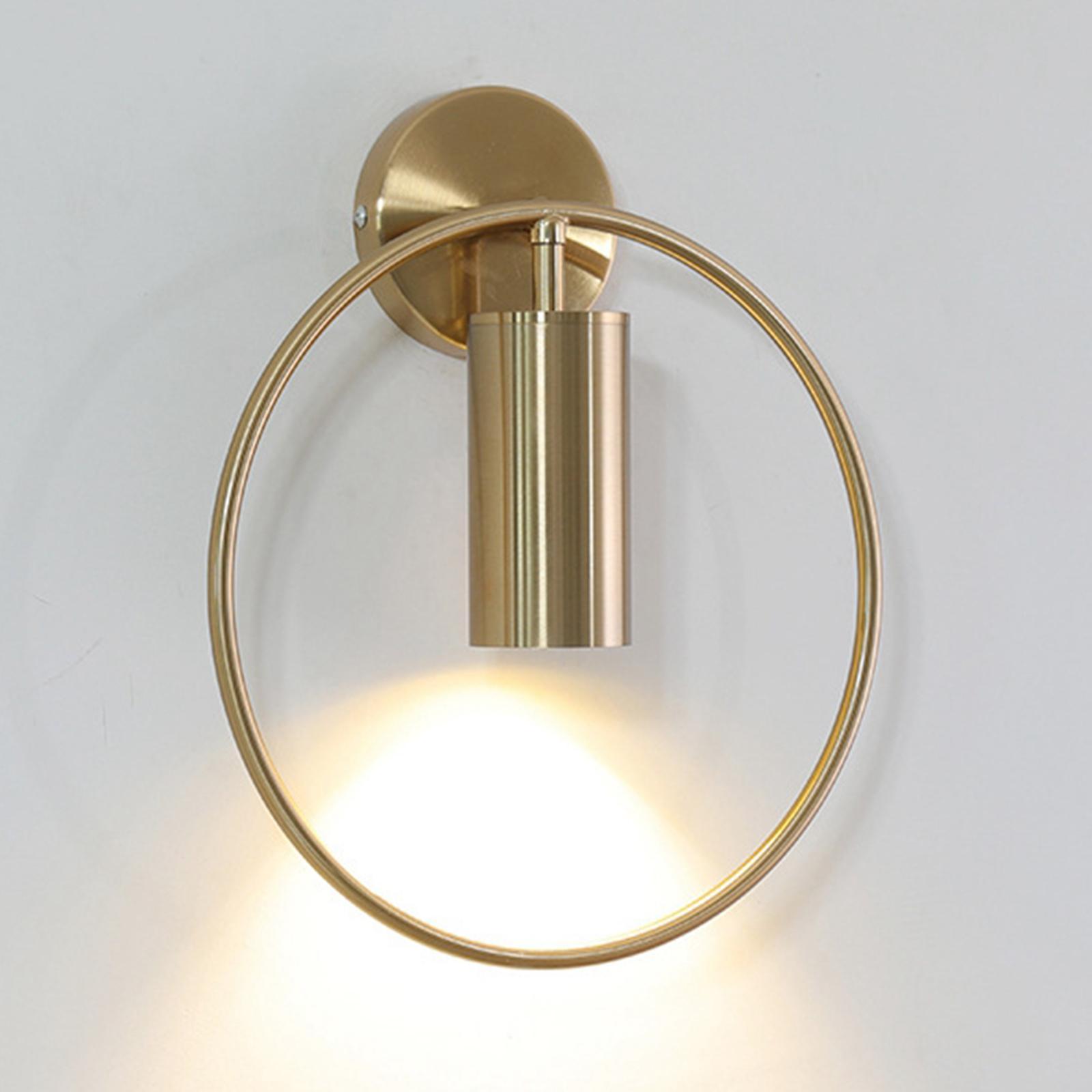 Nordic Light Lamp Hallway Porch Bedroom Sconce Lighting Fixture Gold