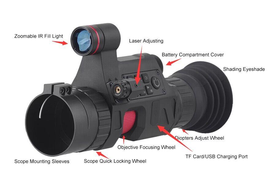 Discovery Optics Hot Selling Night Vision Tactical Waterproof DISCOVERY-NV001 Night Vision For Hunt