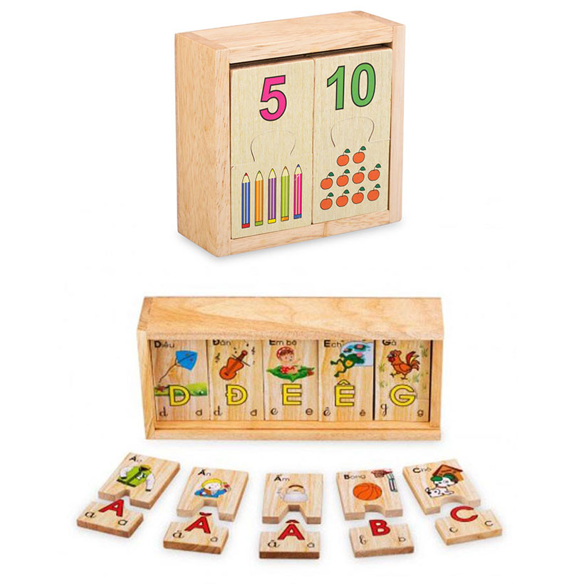 Combo học chữ và số