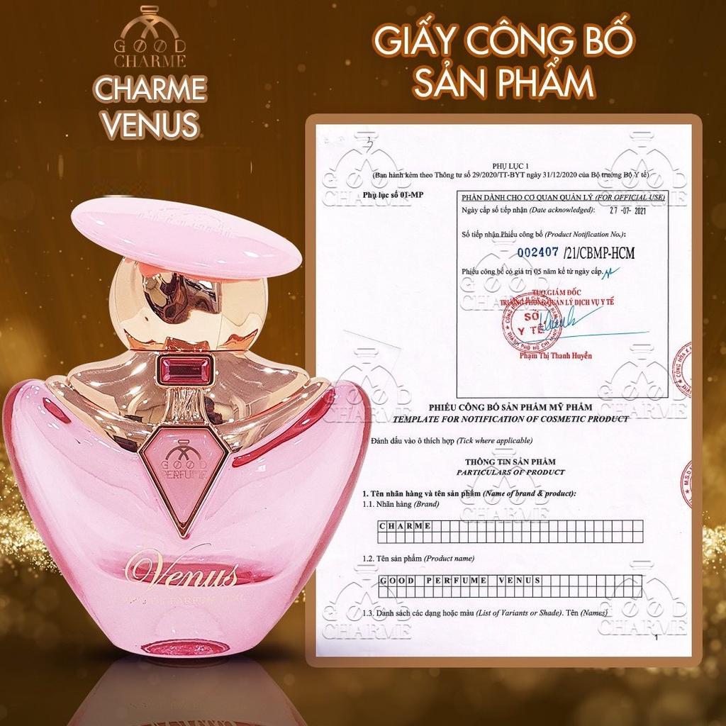 [LIMITED DATE 11/2025 CHIẾT KHẤU 40%] Nước Hoa Nữ Cao Cấp GOOD CHARME VENUS 50ml Lưu Hương Lâu Quý Tộc, Sang Trọng_Nước Hoa Chính Hãng