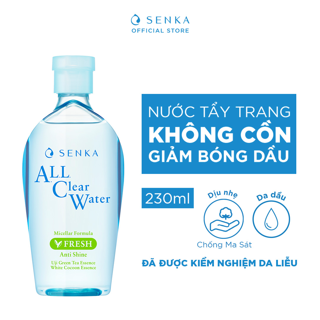 Nước tẩy trang sạch thoáng Senka A.L.L.Clear Water Fresh 230ml