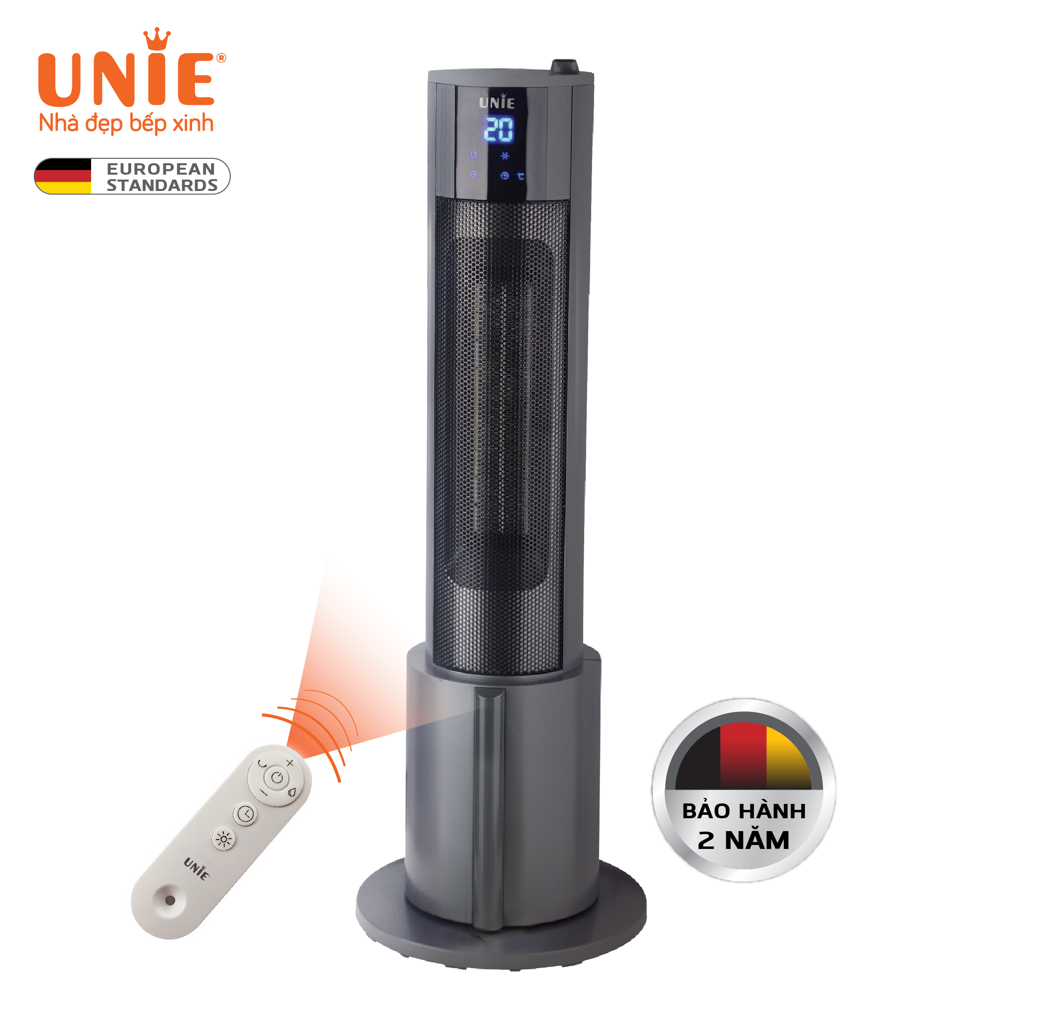 Máy sưởi gốm Unie UE-129 - Hàng chính hãng