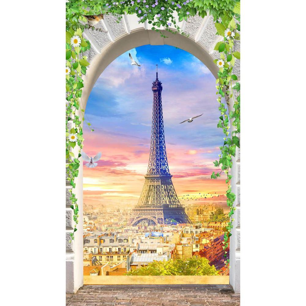 Tranh dán tường 3D khổ lớn - tranh dọc - tranh đứng phong cảnh