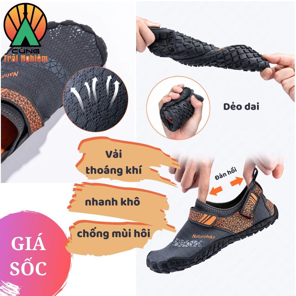 Giày Đi Biển, Lội Nước Đế Silicone Chống Trơn Trượt Thoáng Khí Bảo Vệ Chân NatureHike NH20FS022