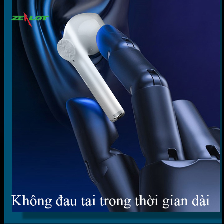 Tai nghe bluetooth Zealot nhét tai không dây tai phone bluetooth Hàng chính hãng