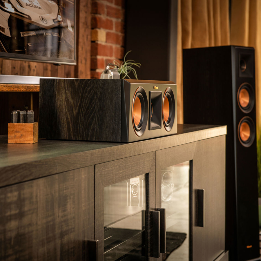 Loa Center Klipsch RP-600C Black Vinyl (500W) - Hàng Chính Hãng