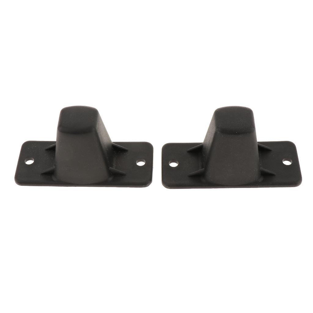 2X Replacement Part Plastic Luggage Side Stud Foot Feet Pad