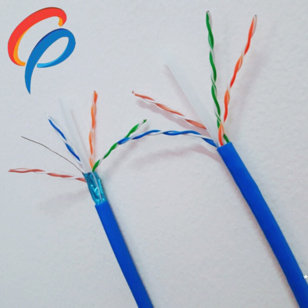 Cáp mạng UTP CAT 6 vỏ bọc HDPE màu xanh