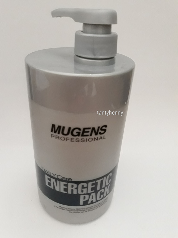 Hấp dầu thảo dược Mugen Energetic Hair Pack Hàn Quốc 1000ml + Móc khóa