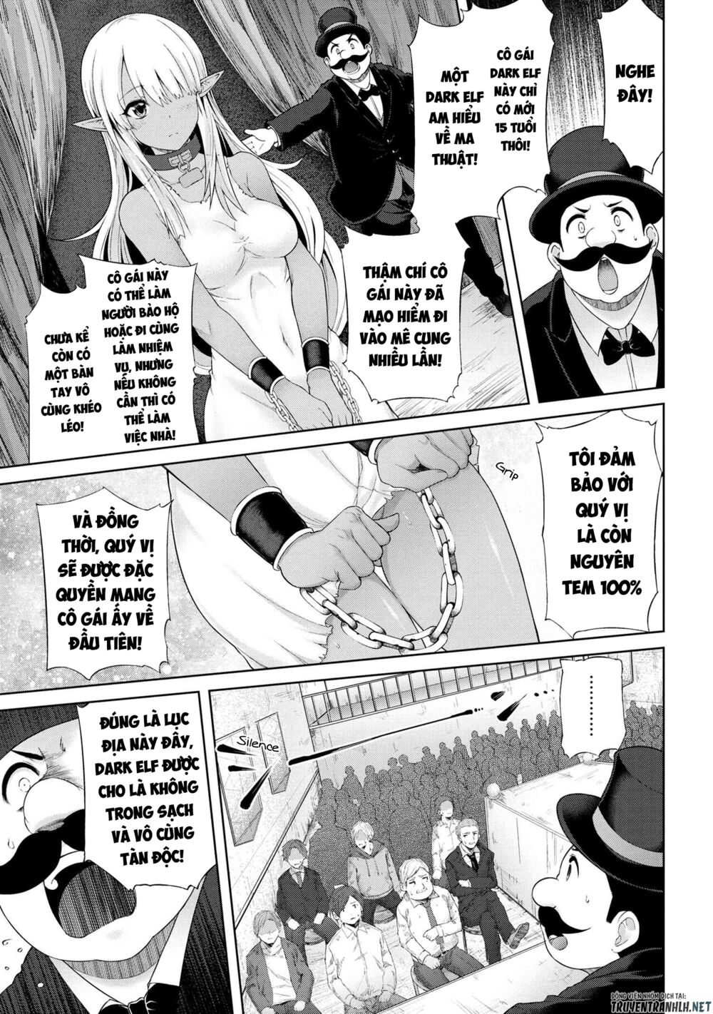 ngôi nhà của tôi đã bị đốt cháy, thế thì tại sao tôi không dùng hết số tiền còn lại để mua nô lệ dark elf? chapter 1 21