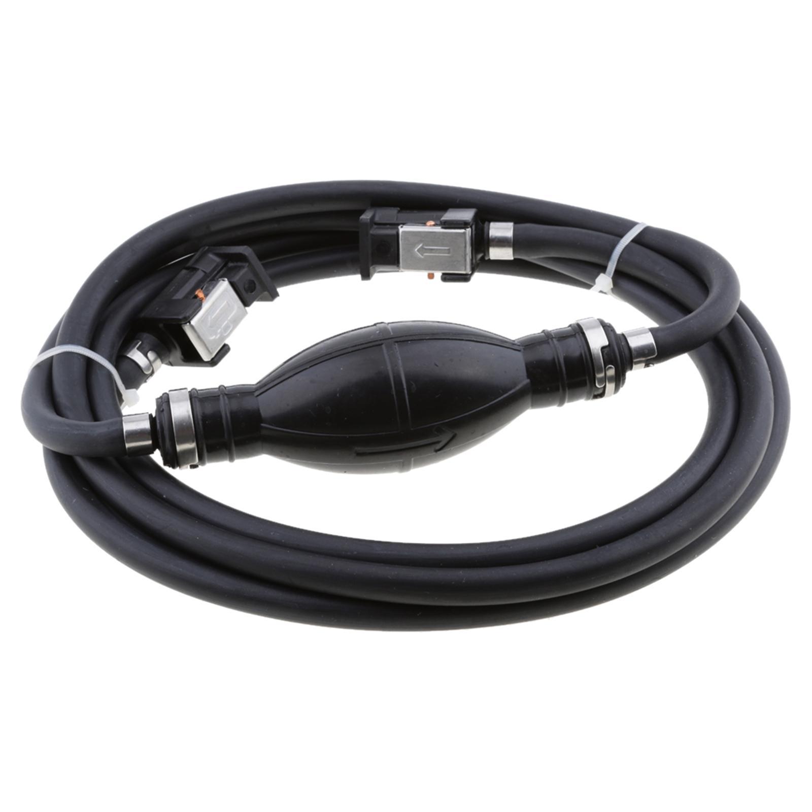2 Pieces Fuel Line Hose Outboard Bulb Connector Universal for