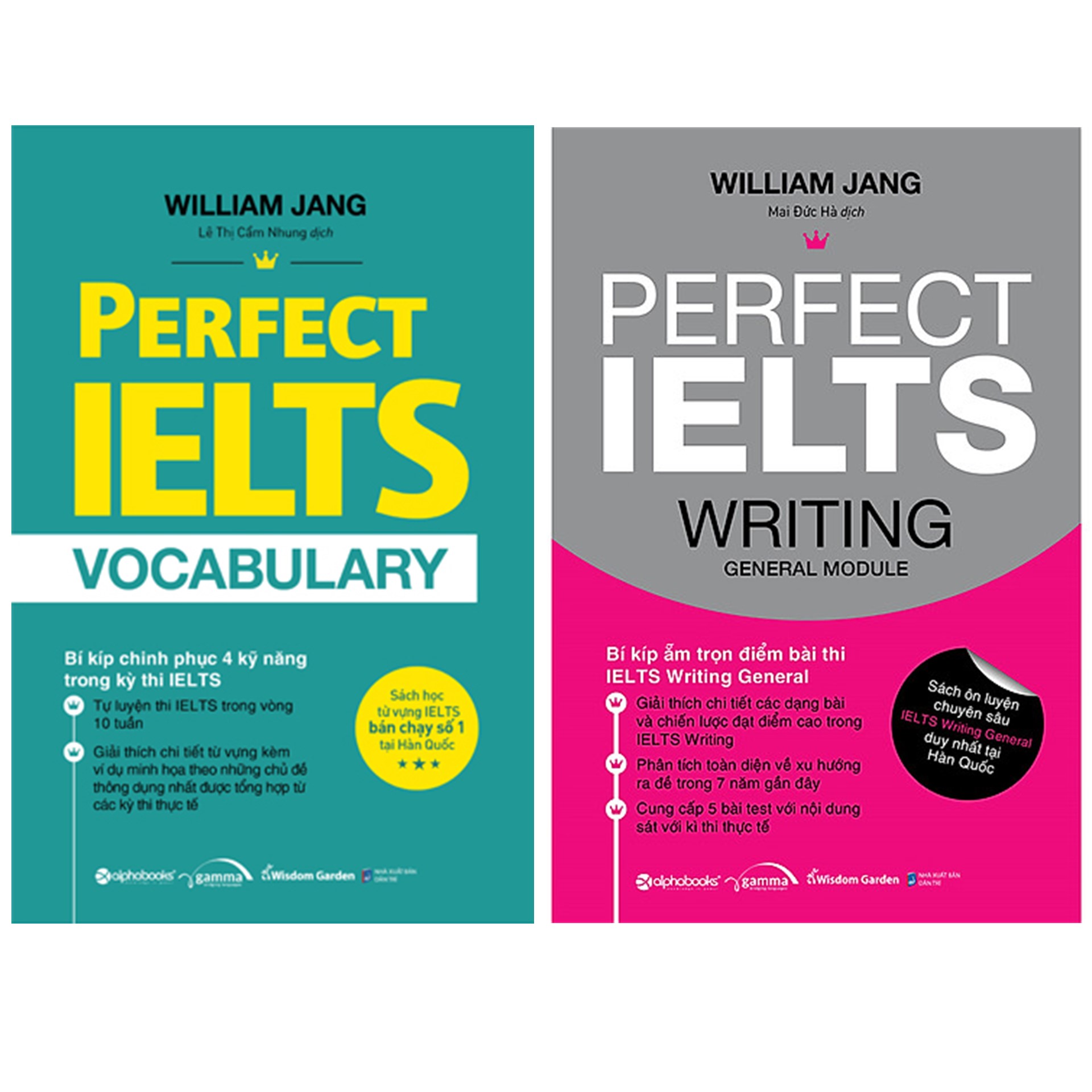 Combo Sách Học IELTS : Perfect Ielts Vocabulary + Perfect IELTS Writing General Module