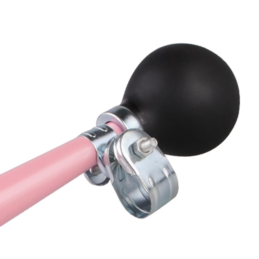 2xBike Cycling Air Horn Hooter Bell Straight Horn Squeeze Rubber Bulb Pink