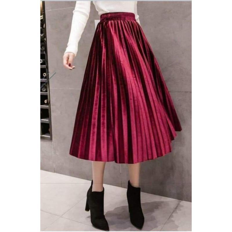 Chân váy xếp li