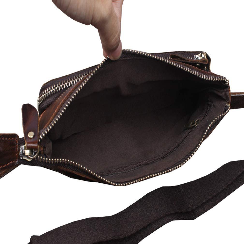 Túi đeo thắt lưng bằng da Fanny Pack dành cho nam, nữ, đi bộ đường dài, chạy bộ, eo hông