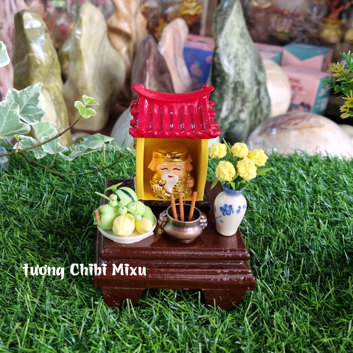 Combo Miếu Thần Tài - tặng 10 nhang