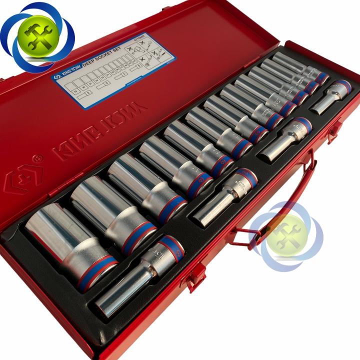 Bộ tuýp dài 1/2 có 16 chi tiết Kingtony 4216MR loại 12 cạnh