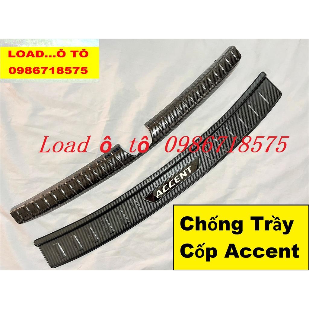 Chống Trầy Cốp Xe Huyndai Accent 2023-2018 Mẫu Vân Carbon Cao Cấp Nhất Thị Trường