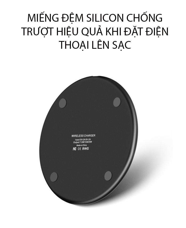 Đế Sạc Nhanh Không Dây Cao Cấp Cho Điện Thoại Samsung, Iphone KD21