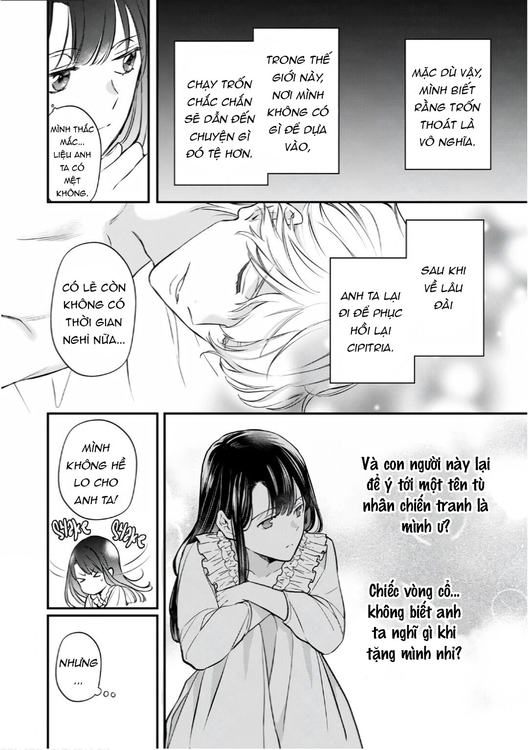 xuyên vào thế giới khác, trở thành thế thân cho công chúa rồi bị bạo chúa mang đi chapter 4.1 14