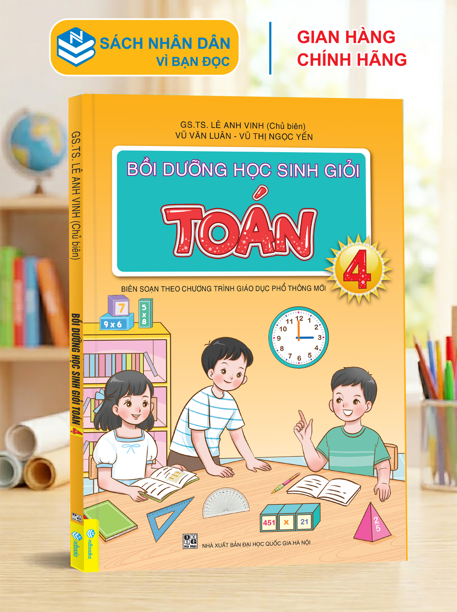 Sách - Bồi Dưỡng Học Sinh Giỏi Toán 4 - Biên soạn theo chương trình GDPT mới - ndbooks