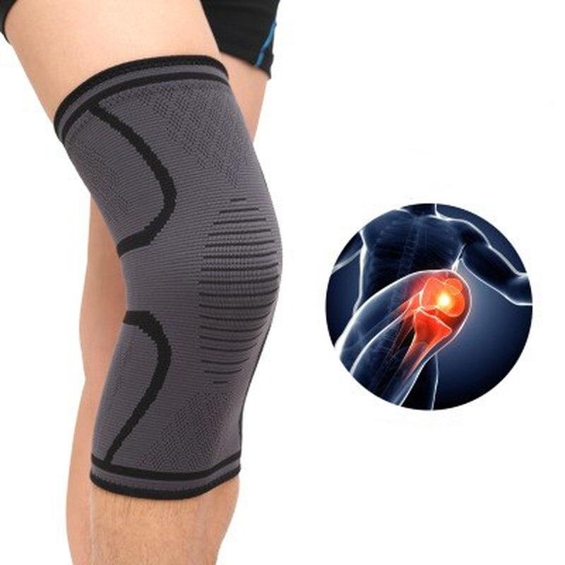 1Pc Fitness Running Cycling Knee Brace Support Elastic Nylon Sport Compression Knee Pad Sleeve for Basketball Volleyball