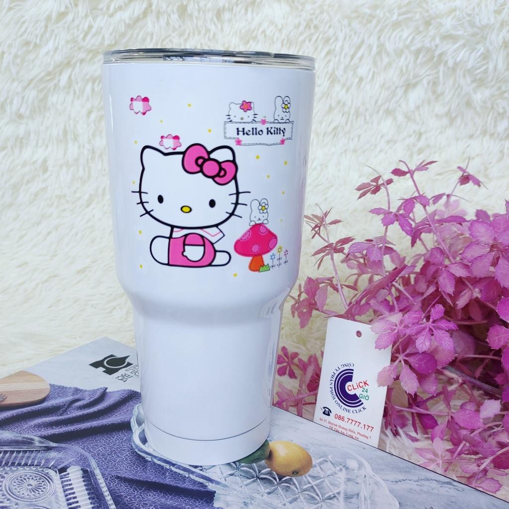 Bình Ly giữ nhiệt Thái Lan 900ml inox 304 cao cấp + Tặng Kèm Full Phụ Kiện Ống Hút Và Túi Đựng