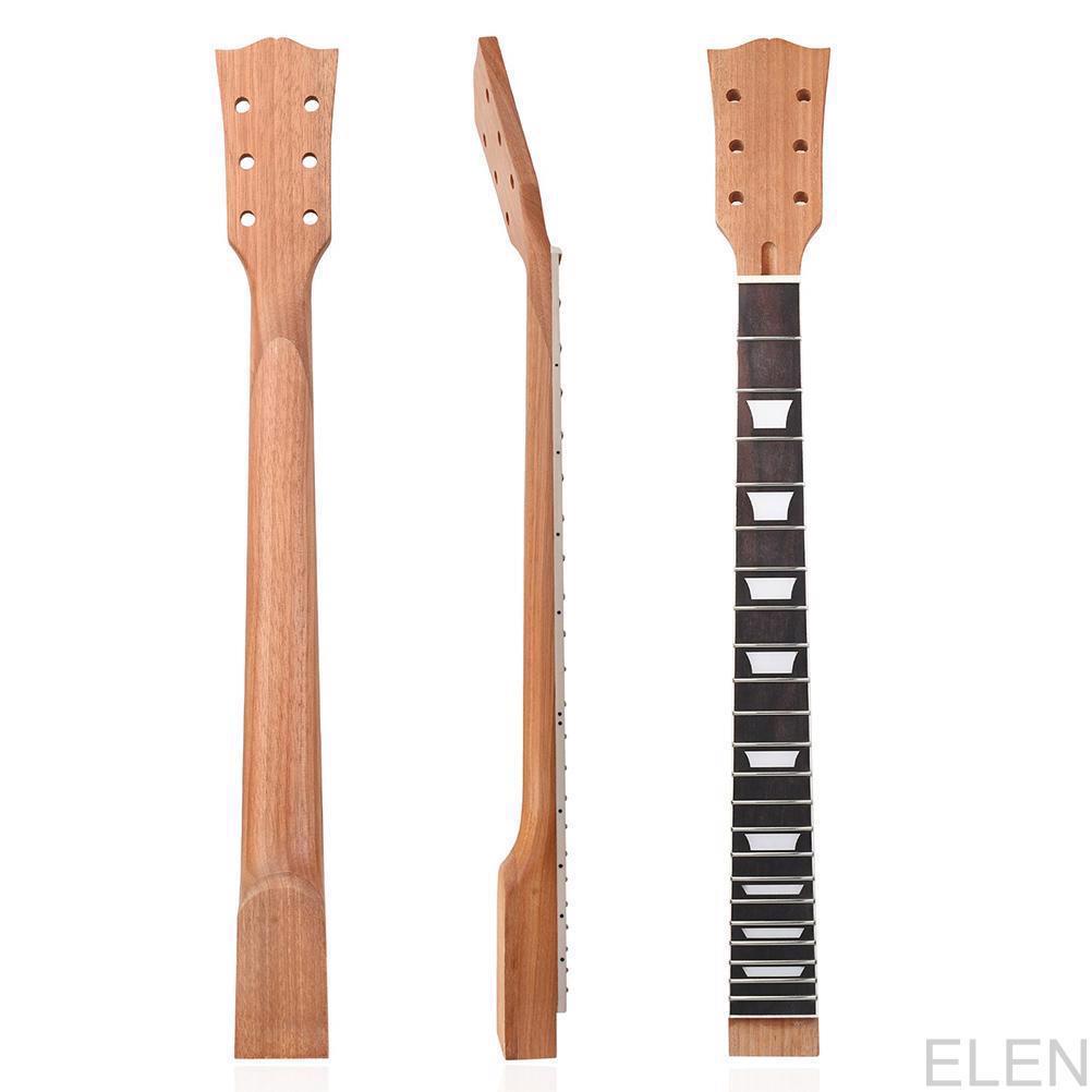 Electric Guitar Neck 22 Frets Rosewood Fingerboard DIY Replacement for LP Guitar Parts ELEN