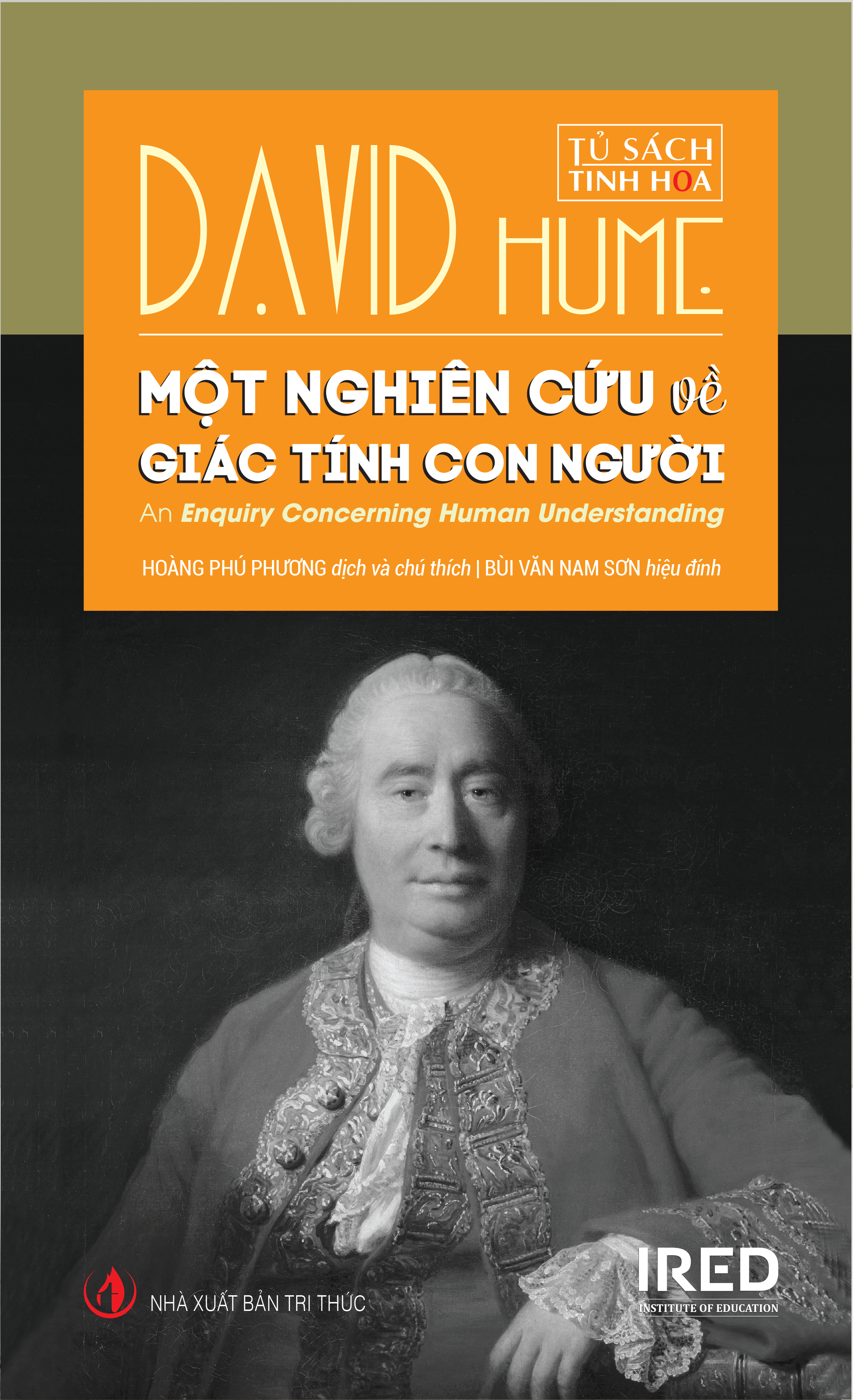 MỘT NGHIÊN CỨU VỀ GIÁC TÍNH CON NGƯỜI (An Enquiry Concerning Human Understanding) - David Hume - Hoàng Phú Phương dịch; Bùi Văn Nam Sơn hiệu đính - (bìa cứng)