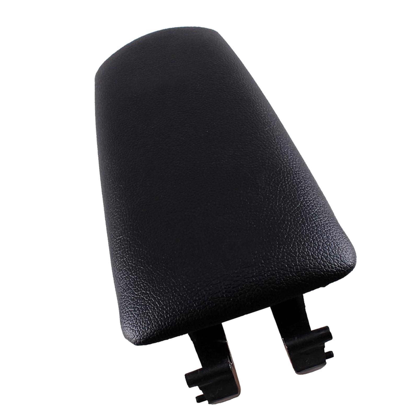 Armrest Center Console Lid Protector Cover for A4 B6 B7 2002-2008 Black