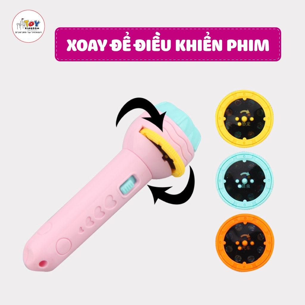 Đèn Pin Chiếu Hình Cho Bé- Đồ Chơi Giúp Bé Phát Triển Trí Tuệ