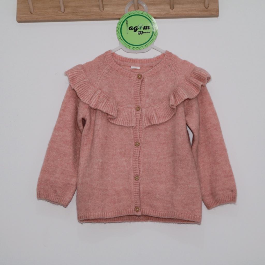 Áo khoác len cardigan dư xịn cho bé gái 6-15kg - Lagim House