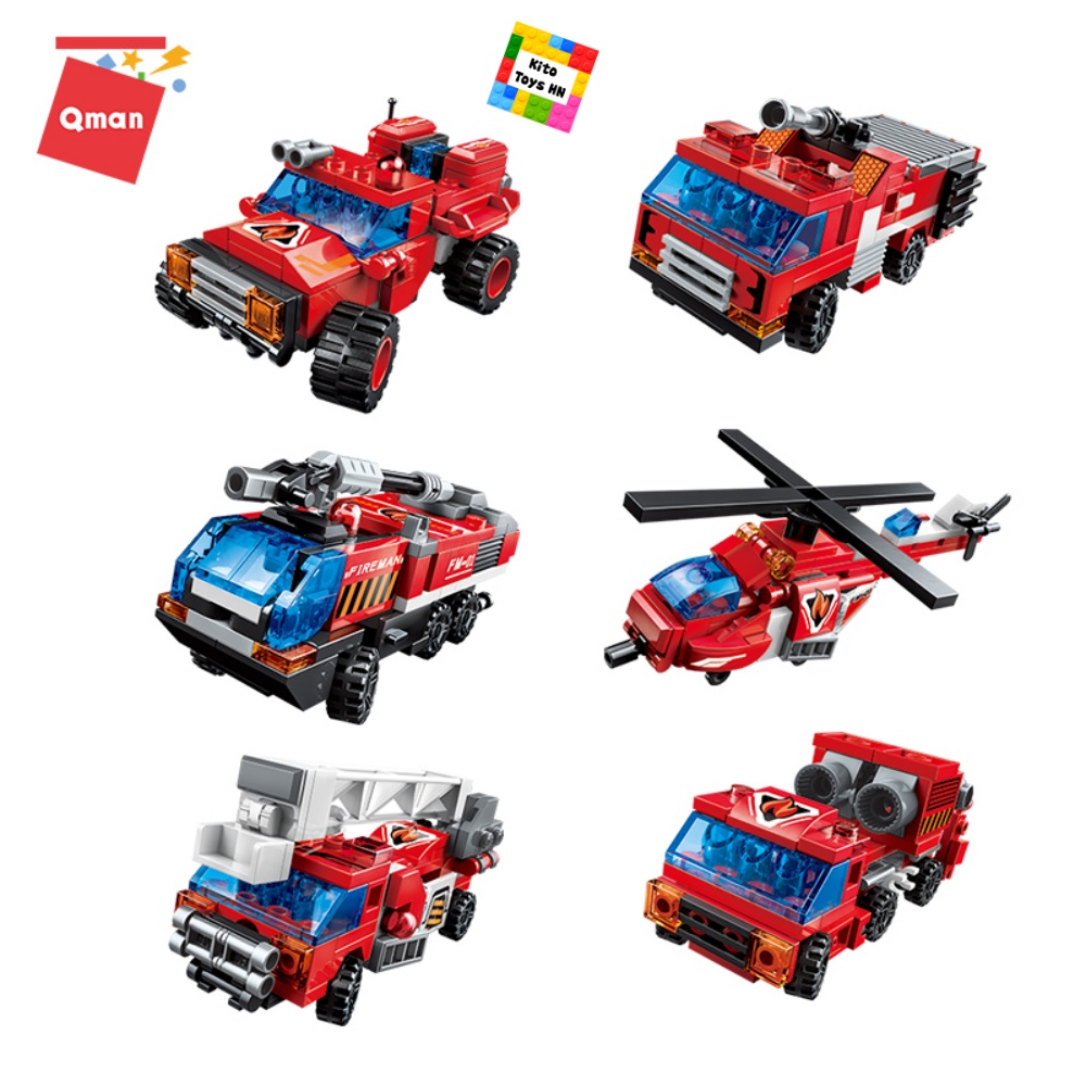 Bộ Lắp Ghép Đồ Chơi Lego Qman 1416 Người Máy Robot Sao Hỏa Rực Rỡ 498 Mảnh Ghép Cho Trẻ Từ 6 Tuổi