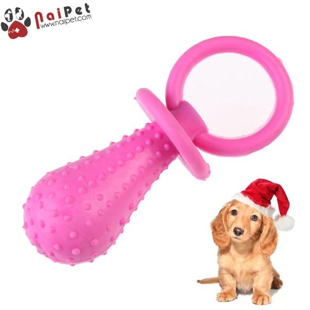 Đồ Chơi Cao Su Hình Núm Ti Cho Thú Cưng - Lida Pet Shop