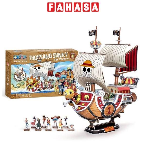 Đồ Chơi Lắp Ráp Mô Hình Giấy 3D One Piece - Thuyền Thousand Sunny Plus - CubicFun DS1027H (244 Mảnh Ghép)