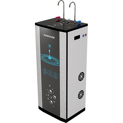 Máy lọc nước RO nóng nguội lạnh Sunhouse SHR76210CK 10 lõi - Hàng chính hãng