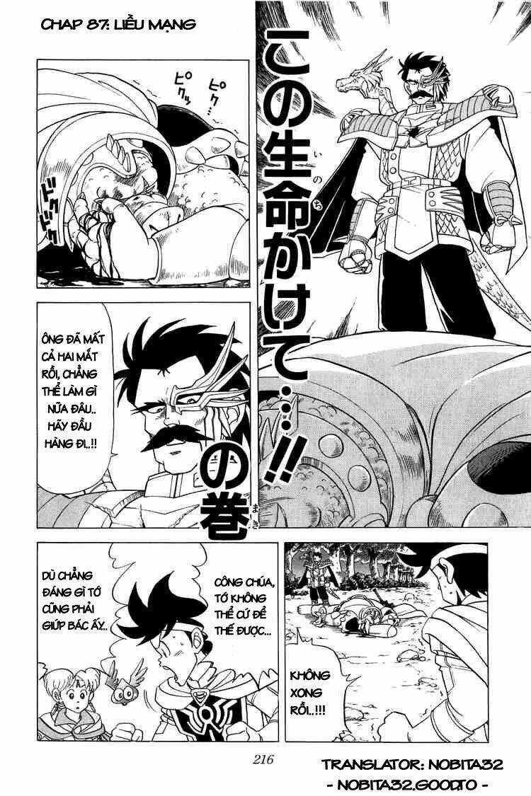 dragon quest - dấu ấn rồng thiêng chapter 87 1