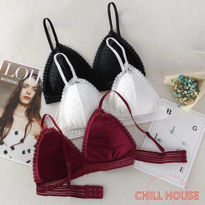 ÁO LÓT BRA REN HOA MÚT MỎNG CÀI SAU 7313 LOẠI ĐẸP - CHILLHOUSE